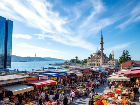 بازارهای عمده‌فروشی پارچه در گوانگژو و استانبول