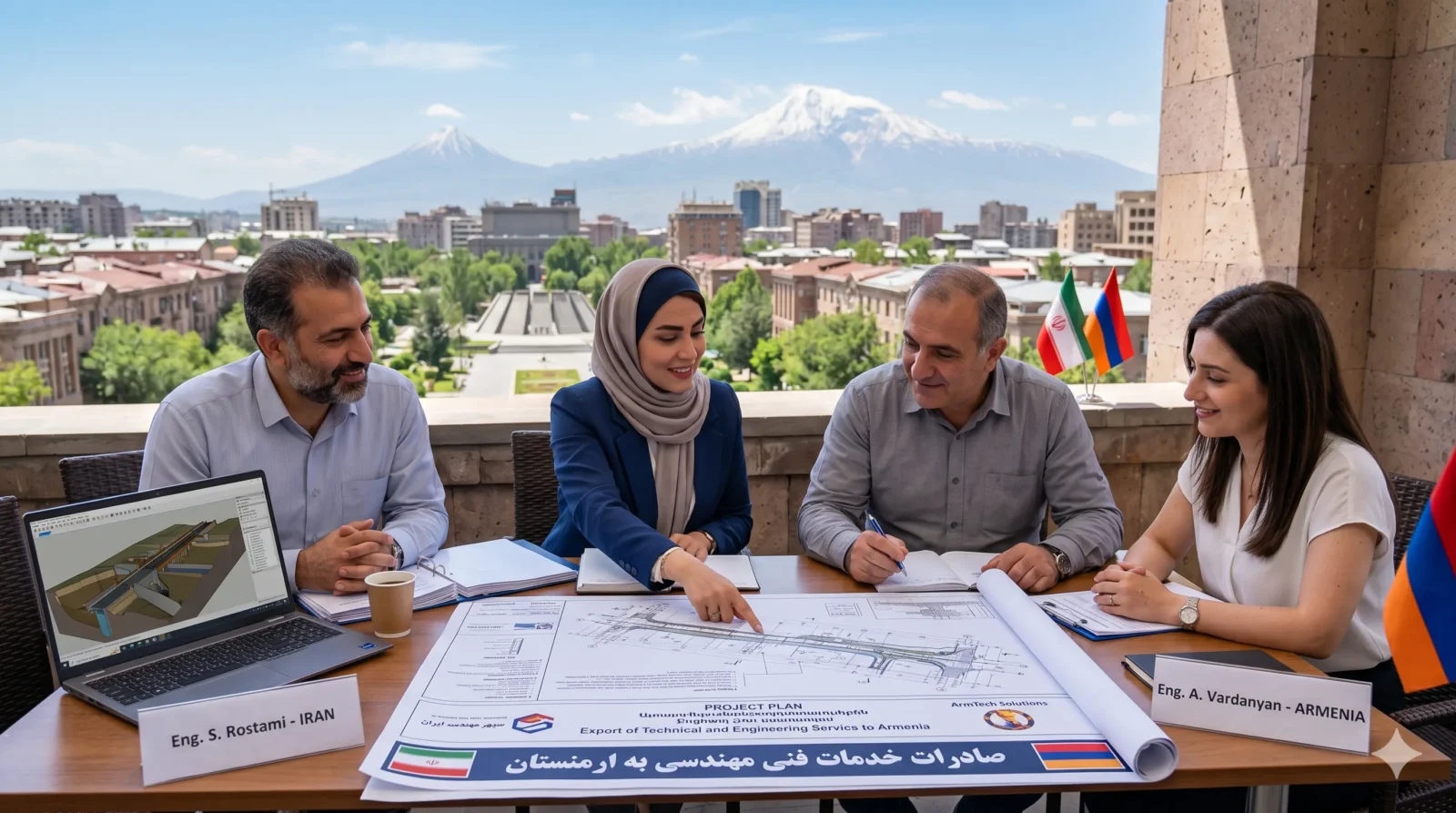 یه عکس ۱۲۰۰ * ۶۸۰ افقی بده صادرات خدمات فنی مهندسی به ارمنستان ۲۰۲۶